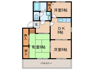 アイワコーポ・八光の物件間取画像